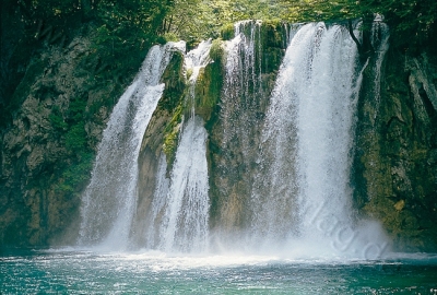 Poster Wasserfall Plitzwitz Waterfall
