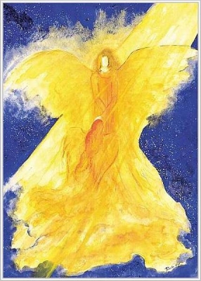 Engel Wandbild "Engel des Segnens"