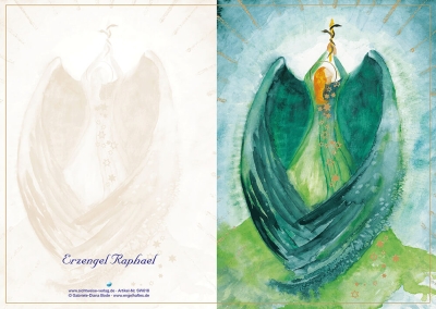 Engelbild Grußkarte "Erzengel Raphael"